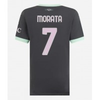 Dres AC Milan Alvaro Morata #7 Tretina pre Ženy 2024-25 Krátky Rukáv